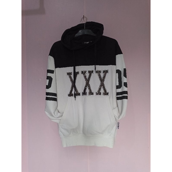 hoodie advisory unisex black white XXX original