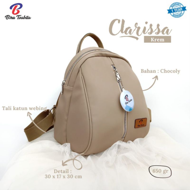 tas ransel Clarissa jumbo by biru tsabita