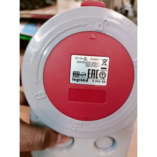 legrand surface mounting 5pin 32a IP 67 1set