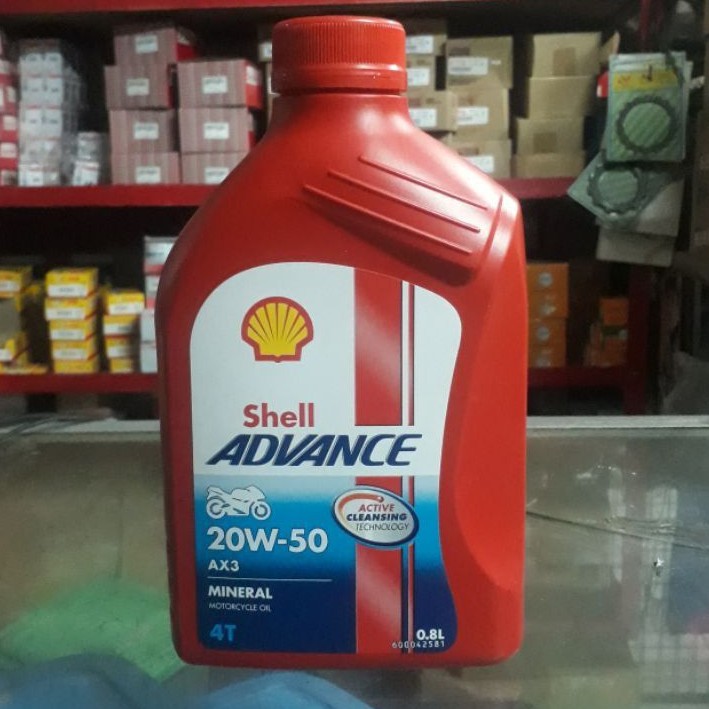 Oli Shell Advance AX3 20W/50 0.8L