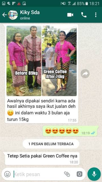Raw Green Coffee Bean Export Kopi Hijau Biji Healthy Noona Diet GBC