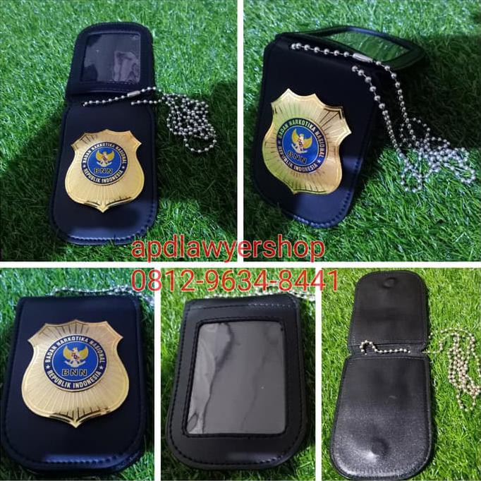 Dompet Kalung Lencana Bnn Dompet Kartu Id Card Bnn Kulit Premium Bonus Gracestore02