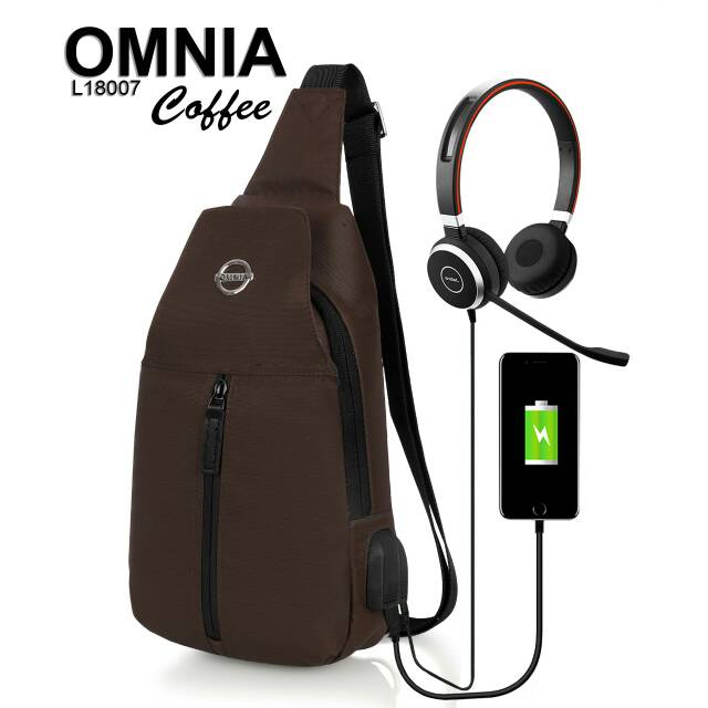 Tas Pria OMNIA#Tas Selempang#Sling Bag