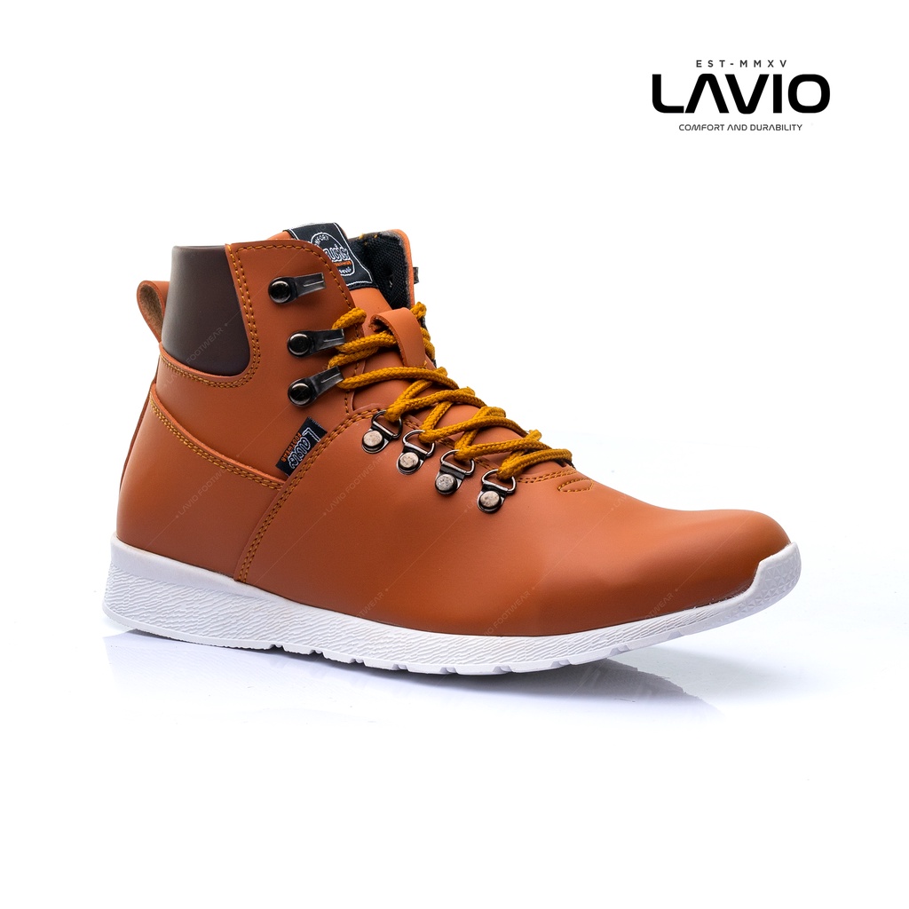 sepatu casual pria original sneakers ujung besi lavio calio cocok untuk touring jalan-jalan