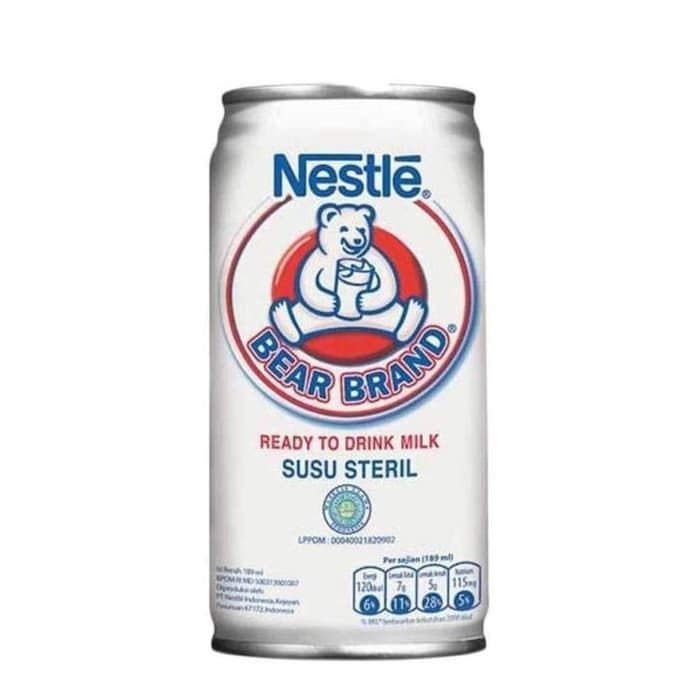 

Nestle Bear Brand Susu Steril 189ml