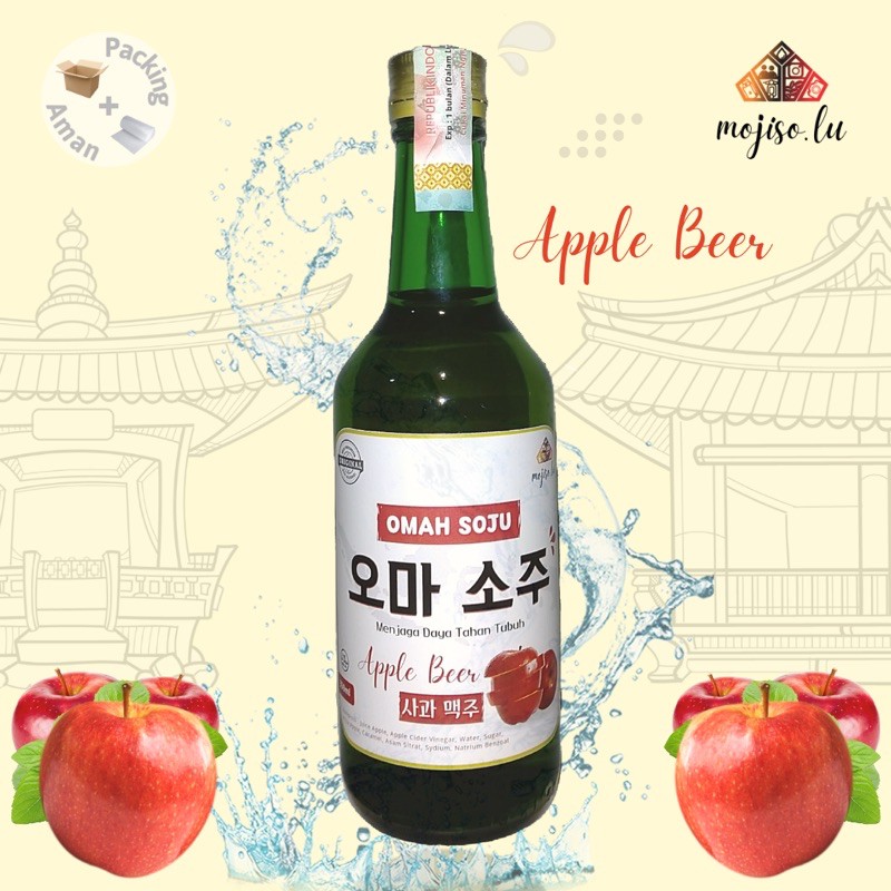 

MOJISO SOJU HALAL NON-ALKOHOL - APEL BEER / APPLE BEER