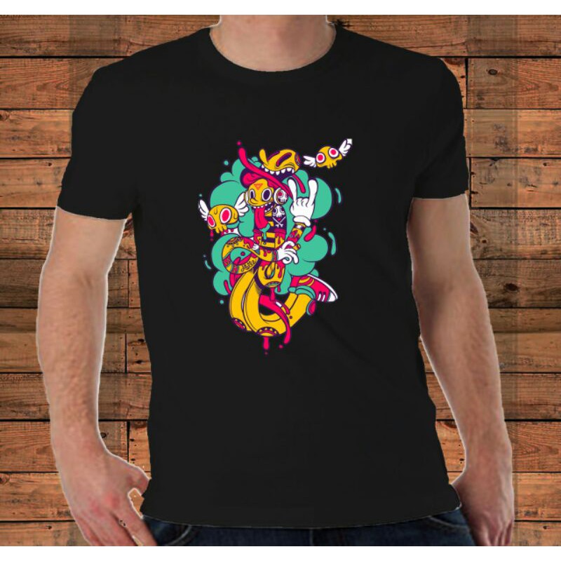 KAOS DOODLE ART 2 KAOS CUSTOM