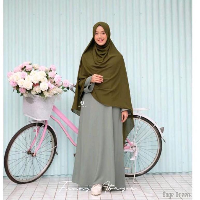 Gamis Abaya Toyobo,Gamis Abaya Polos Putih [TEBARU] Gamis Haji Umroh Putih Premium Gamis Jumbo Putih