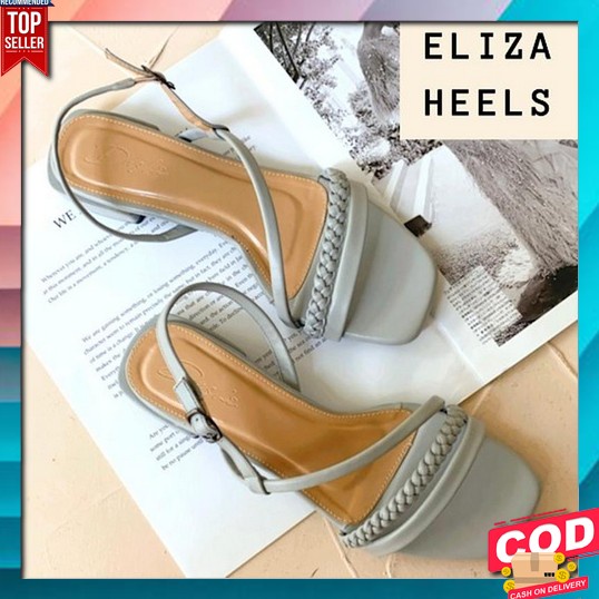 High Heels Pesta Wanita Sandal Hak Tinggi Remaja Sendal Kondangan Heal Eliza Heels - Sandal Kepang W