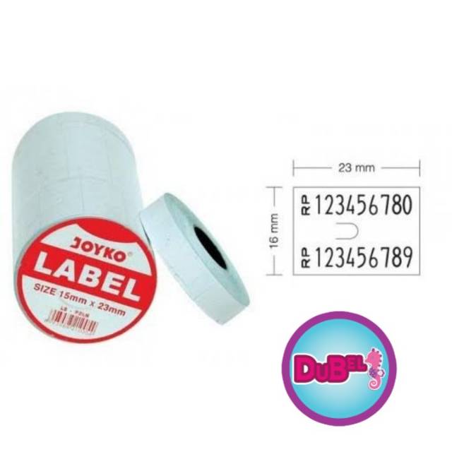 

Label Harga / Label Stiker Harga 2 Baris Joyko P2LN isi 10 Roll