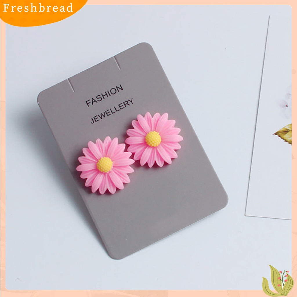 [Fresh] Anting Tusuk Motif Bunga Daisy untuk Wanita / Hadiah Pernikahan