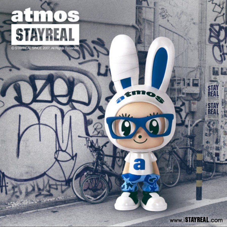 STAYREAL x atmos - Mousy Camouflage Star Bunny Designer Toys