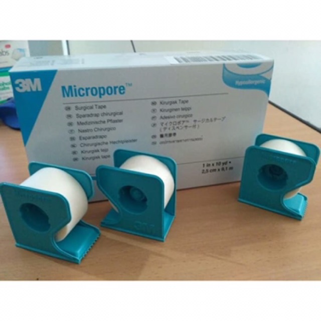 Micropore 3M / Plester Putih 3M/Roll Tape