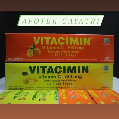 Vitacimin C 500mg vitamin C 500 mg tablet hisap vitamin C