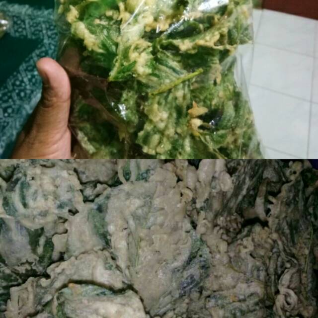 

Keripik bayam