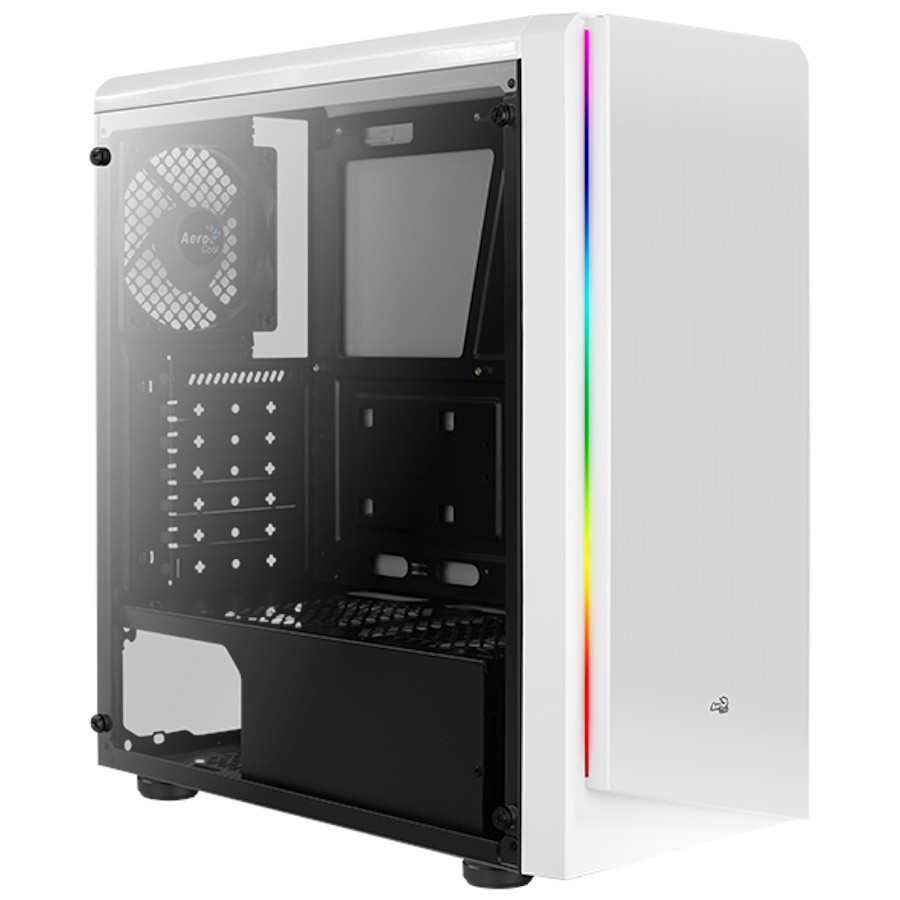 Aerocool RIFT White RGB Windowed Mid Tower ATX Gaming Case