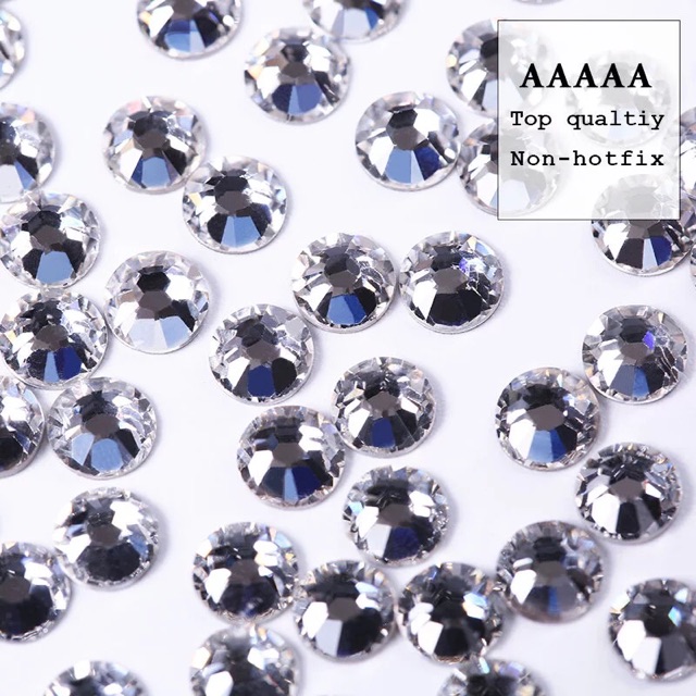 

Rhinestone crystal Clear putih bening