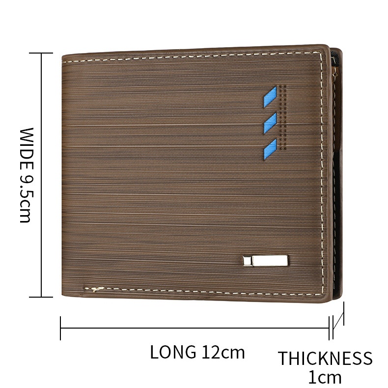 DOMPET LIPAT PRIA SIMPLE PENDEK IMPORT KULIT PREMIUM DEABOLAR ORIGINAL COKLAT SANDRO WA558B7 KARTU KECIL MINI TIPIS REMAJA KEKINIAN COWOK KEREN DISTRO LAKI