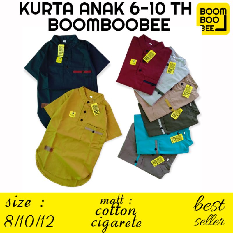 (GROSIR)KURTA ANAK JUNIOR BOOMBOOBEE 6-10TH