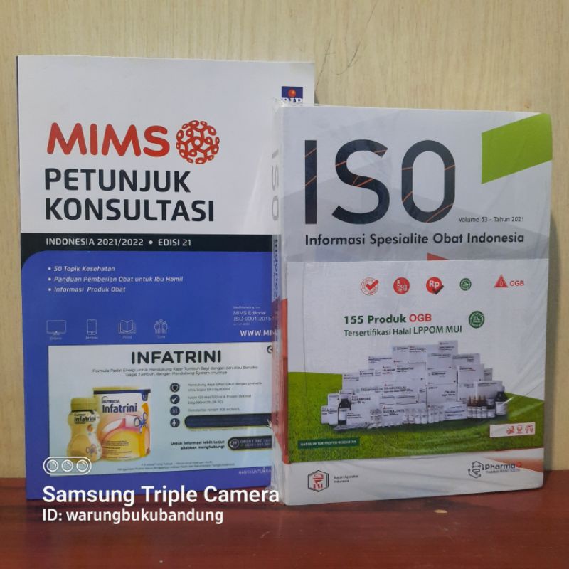 Paket Buku Farmasi MIMS dan ISO Obat Edisi Terbaru 2021