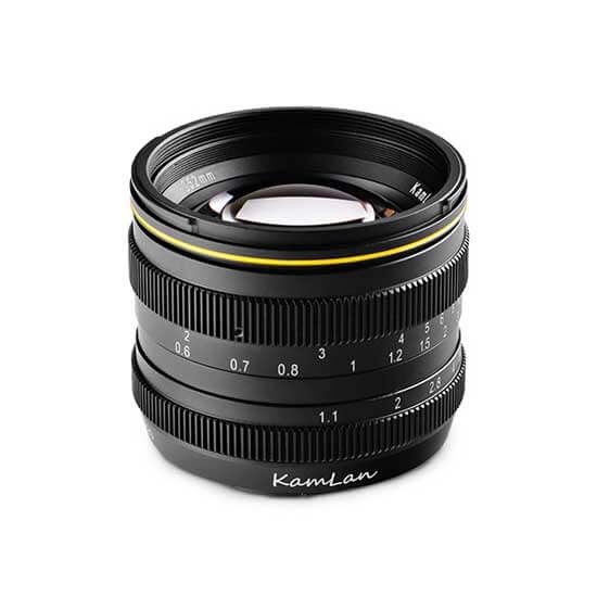 Kamlan 50mm f/1.1 APS-C for Canon