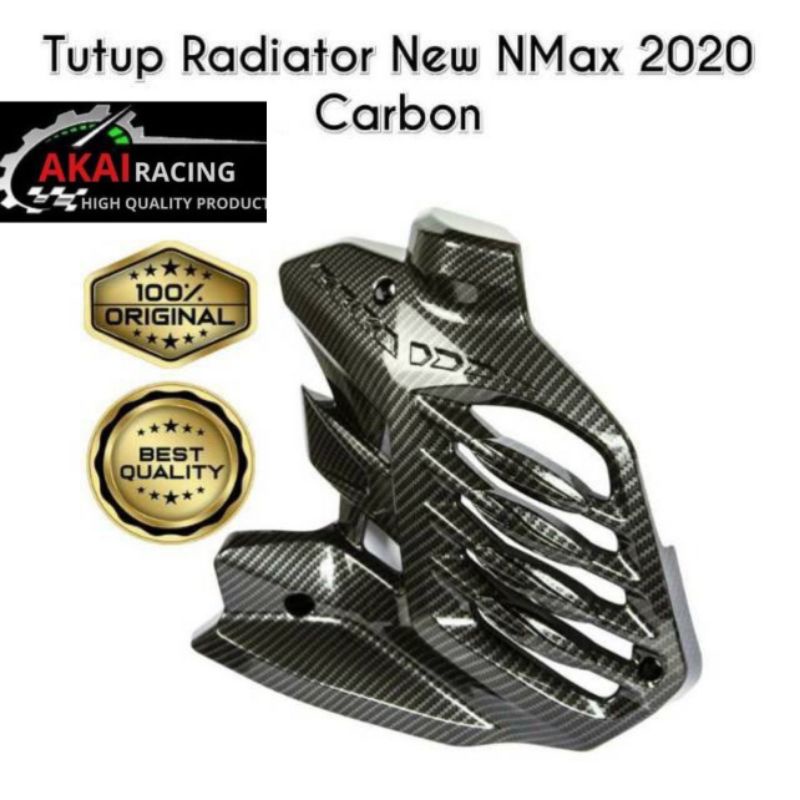 Cover Radiator Nmax New 2020 Karbon Tutup Radiator Nmax New 2020 Karbon Merk Akai racing Original