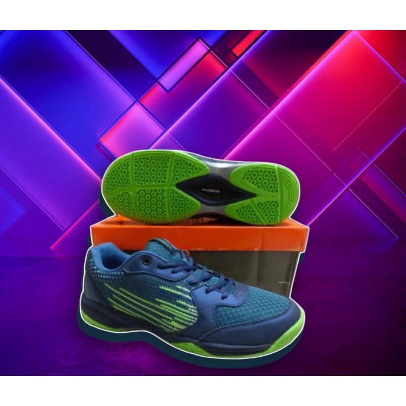 Sepatu Bulutangkis Pria Original 100% Terbaik Terbaru Mahal Hitam Jadul Sol Karet