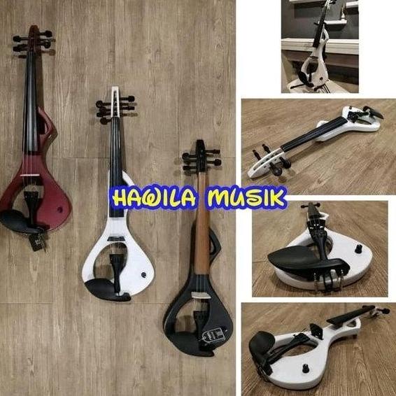 Biola Elektrik Electric Violin Noor Revive Lengkap Bow Case N Rosin