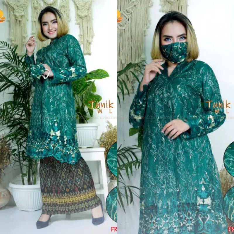 SETELAN KEBAYA KARTINI/KEBAYA FLOY TUNIK/KEBAYA ORI/BY LZ