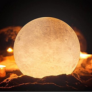 Moon Lamp Lampu Bulan 3D Lampu HIAS DEKORASI Lampu Tidur Bulan 16 Warna ...