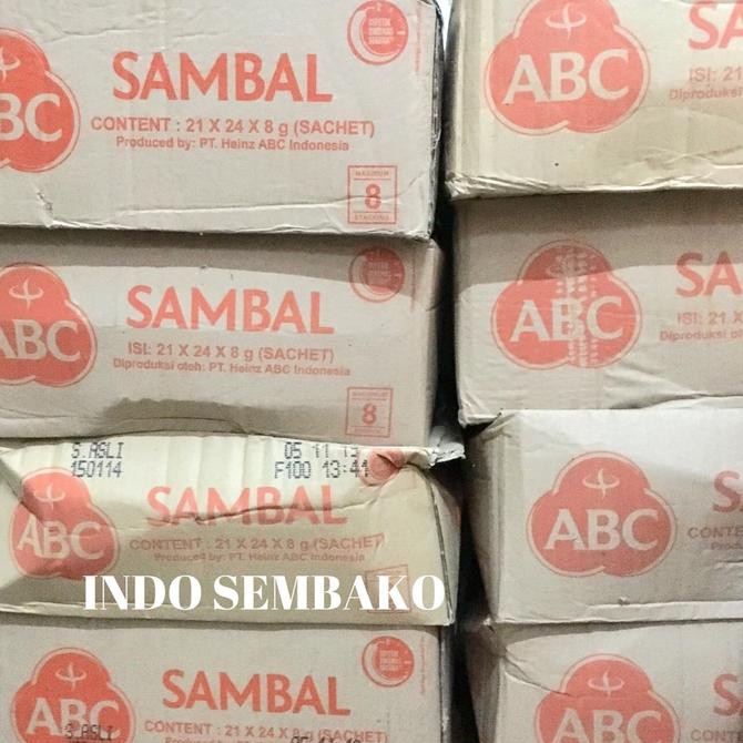 

terlaris01 Sambal ABC Sachet 21 x 24 x 8g Dus / Sambel ABC Bungkusan / ABC Sachet