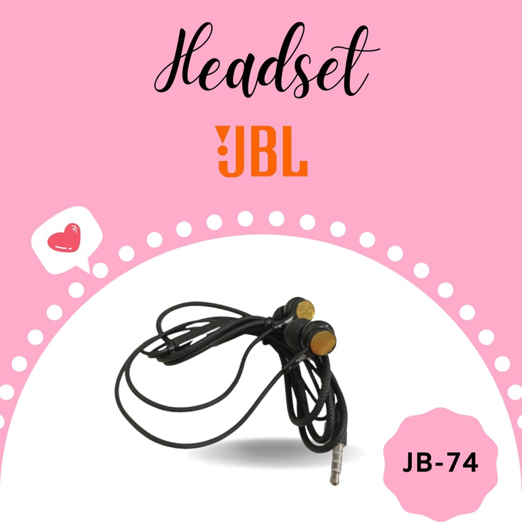 HF Handsfree JB-74 Super Bass Earphone