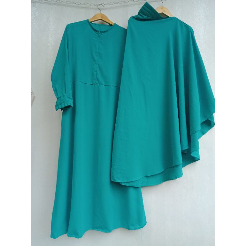set cadar gamis plus jilbab cadar