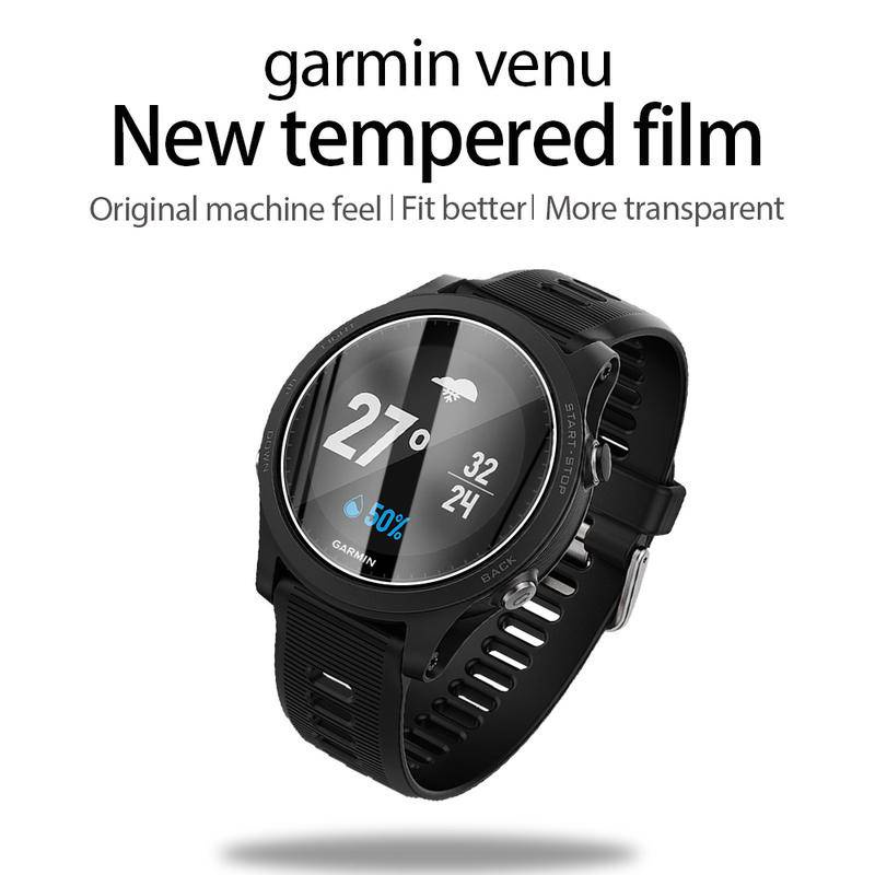 Pelindung Layar Tempered Glass 9H Anti Gores Untuk Garmin 225 235 245 935 645 735 XT Forerunner 245 Fenix 5s Fenix5