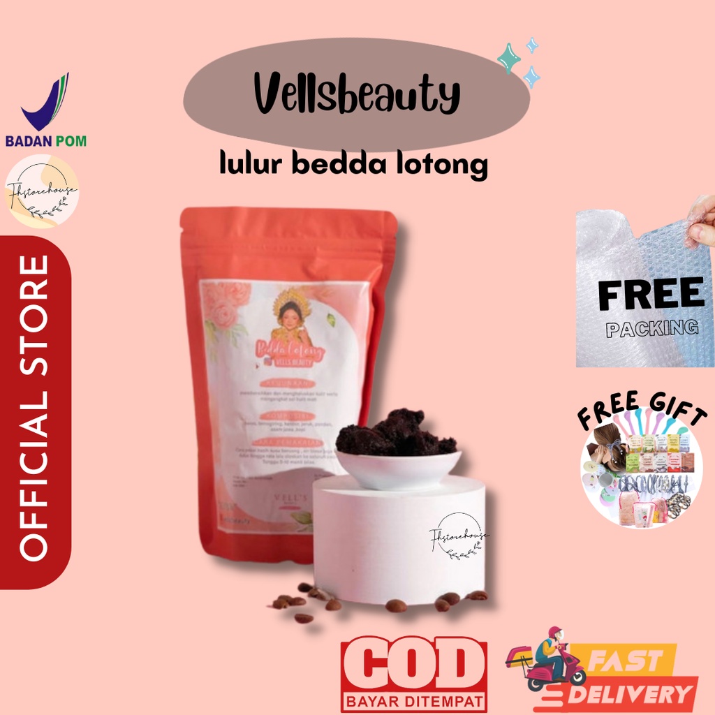 BEDDA LOTONG VELLS BEAUTY lulur vellsbeauty bedda lotong velis store Bedda lotong by velis store BPOM