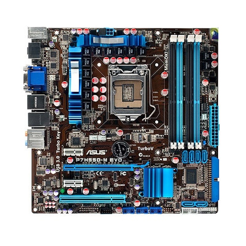 PREORDER ASUS P7H55D-M EVO Motherboard 1156 Motherboard DDR3 16GB 2133MHz Support Core i7 880 875K C