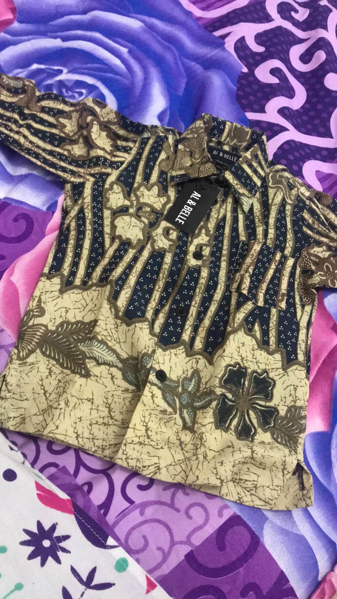 Batik Anak Lengan Panjang (batik Dawai)