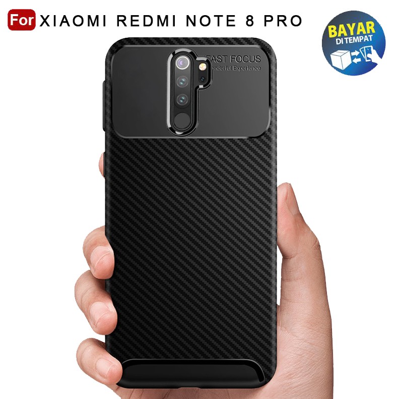 Case XIAOMI REDMI NOTE 8 PRO Autofocus Carbon Combine Premium Softcase