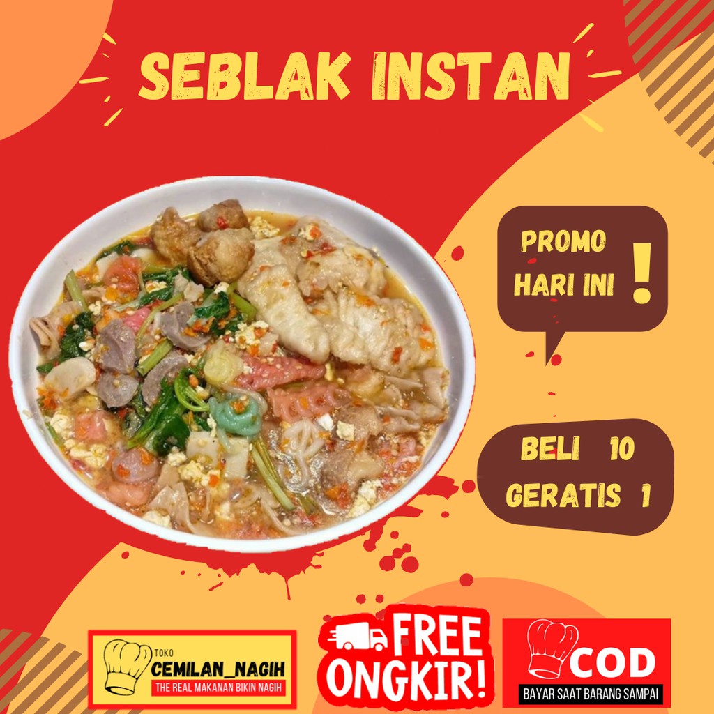 

Seblak Instan Pedas Extra Nagih