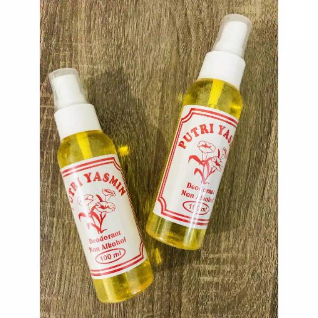 Deodorant Spray Herbal Putri Yasmin | Deodorant Spray Herbal non Alcohol Putri Yasmin | Tawas Cair Putri Yasmin 100ml Ori