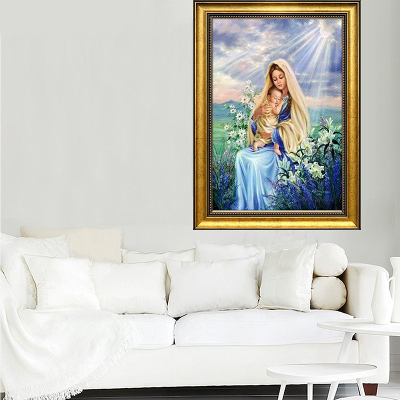DIY Diamond Painting full. Bunda Maria yesus kristen D586