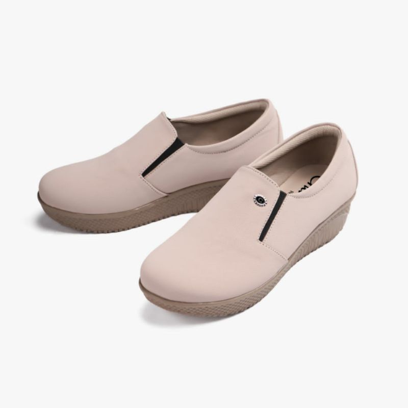 Sepatu  Wanita Aqila Terbaru slip on Brand Chaeena' 018 EC Sepatu kasual Terlaris