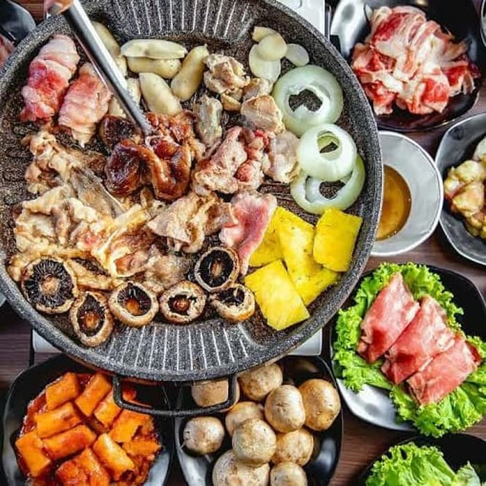 [Termurah !!!!!] Suggo Bulgogi Grill Pan 32cm Alat Panggang Korea Anti Lengket Panci Wajan Pemanggang BBQ Pan