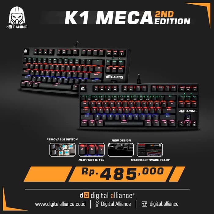Digital Alliance Gaming Keyboard K1 Meca 2nd Edition