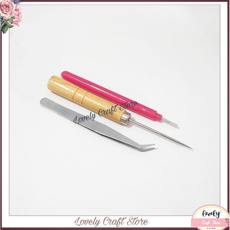 

3pcs/set basic quilling pen tweezer tools