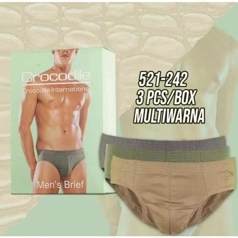 CD CROCODILE 521-242 || CD CROCODILE PRIA || CELANA DALAM PRIA