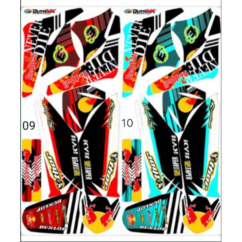 striping variasi klx / decal klx / sticker motor klx