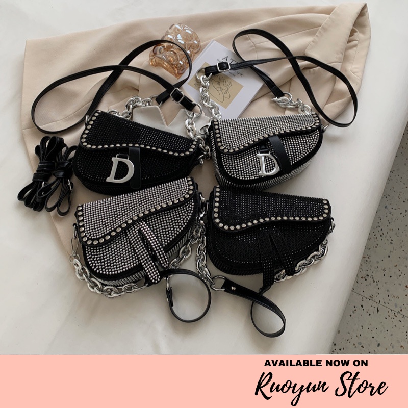 RYX - D&amp;N Gleam Tas Selempang Wanita Fashion Casual / Pesta - Ori Import