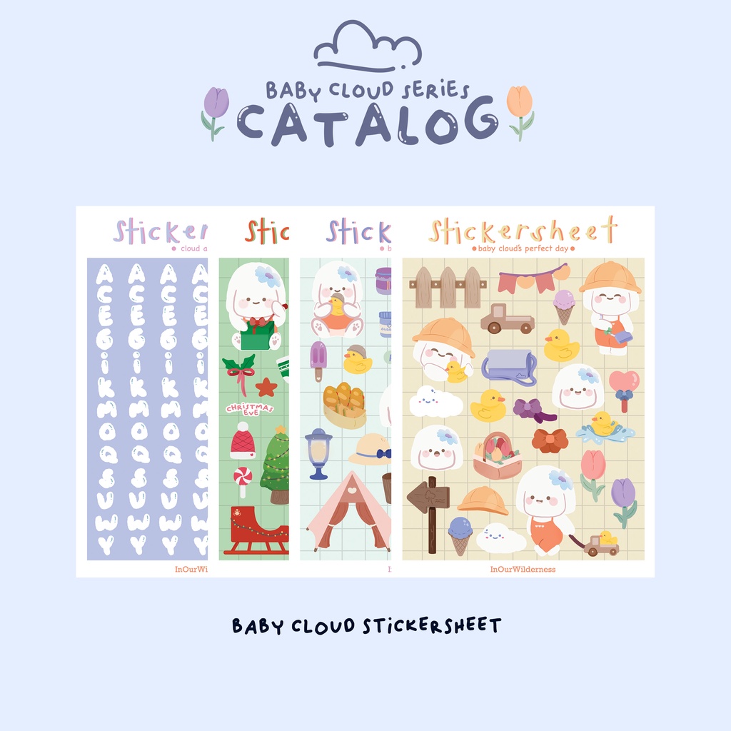 

In Our Wilderness Baby Cloud Stickersheet