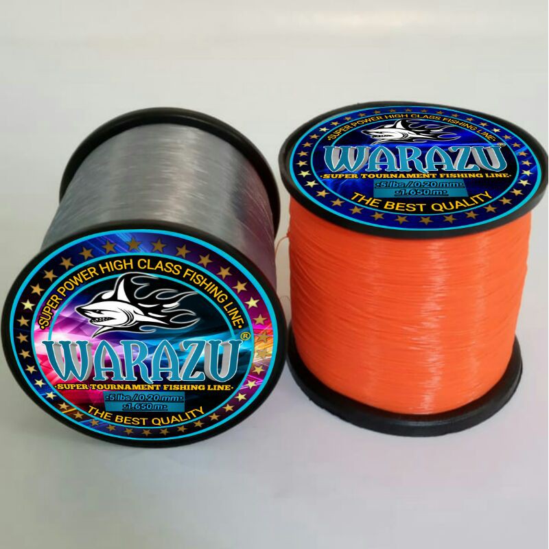 WARAZU FISHING LINE bisa COD (SENAR PANCING ANTI KRITING,ELASTIS,KUAT,TAHAN GESEKAN dan MUDAH TENGGE